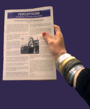 A copy of Perceptions Magazine PERCEPTIONS