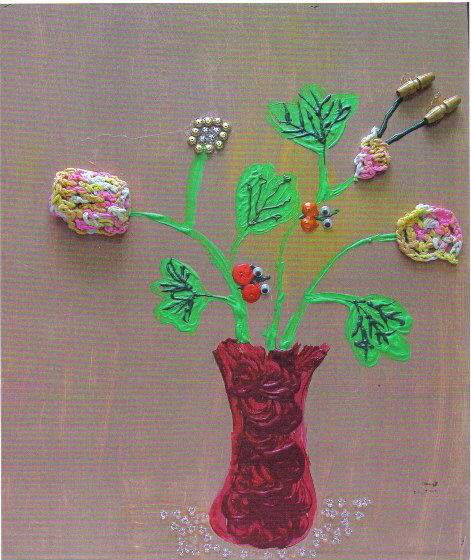 Red Vase